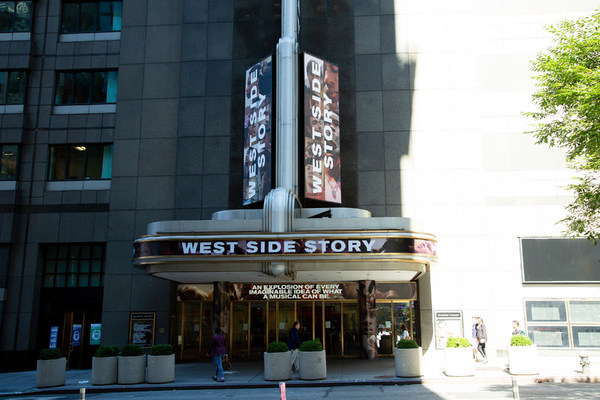 Photo Coverage: WEST SIDE STORY Marquee Goes Live on Broadway Image
