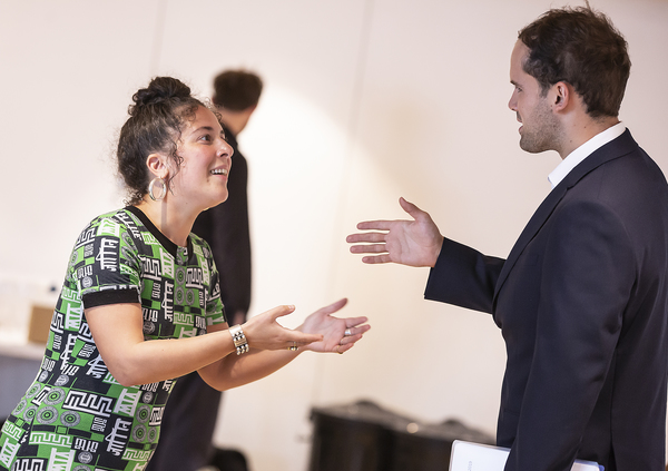 Photo Flash: Inside Rehearsal For Rose Theatre Kingston's VALUED FRIENDS 