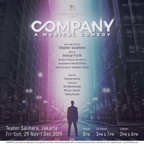 BWW Previews: JAKARTA PERFORMING ARTS COMMUNITY to Bring Sondheim's COMPANY to Jakarta This Year 