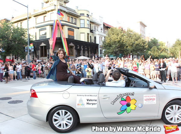 Valerie Harper - Grand Marshall attending the 2009 Capital Pride Parade.
Washington,  Photo