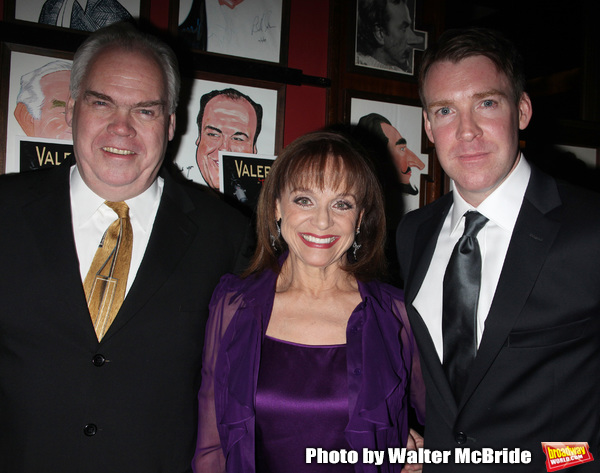 Michael Mulheren, Valerie Harper & Brian Hutchison
attending the Broadway Opening Nig Photo