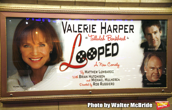 Theatre Marquee for "LOOPED" at the Lyceum Theatre in New York City. Valerie Harper s Photo