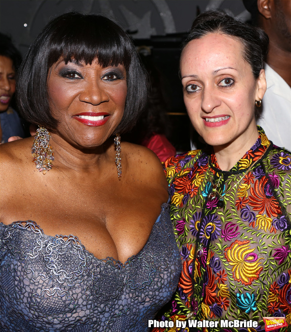 Patti LaBelle and Isabel Toledo backstage after Patti Labelle's debut in 'After Midni Photo