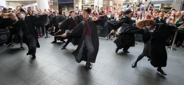 Photo Flash: HARRY POTTER AND THE CURSED CHILD Celebrates The Annual Hogwarts Express Countdown At King's Cross Image