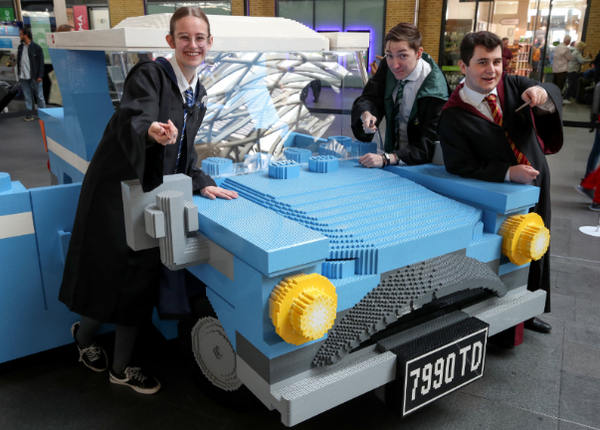 Photo Flash: HARRY POTTER AND THE CURSED CHILD Celebrates The Annual Hogwarts Express Countdown At King's Cross Image
