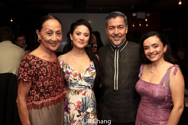 Ching Valdes-Aran, Diane Phelan, Alan Ariano, Francisca Mu oz Photo