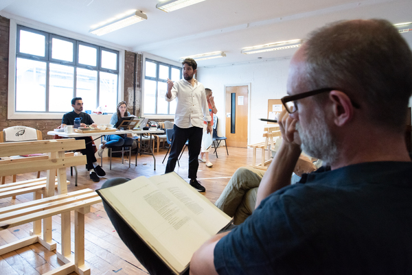 Photo Flash: Inside Rehearsal For THE PERMANENT WAY at The Vaults Image