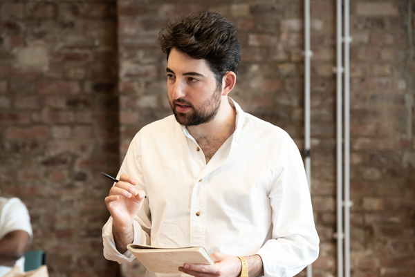 Photo Flash: Inside Rehearsal For THE PERMANENT WAY at The Vaults Image