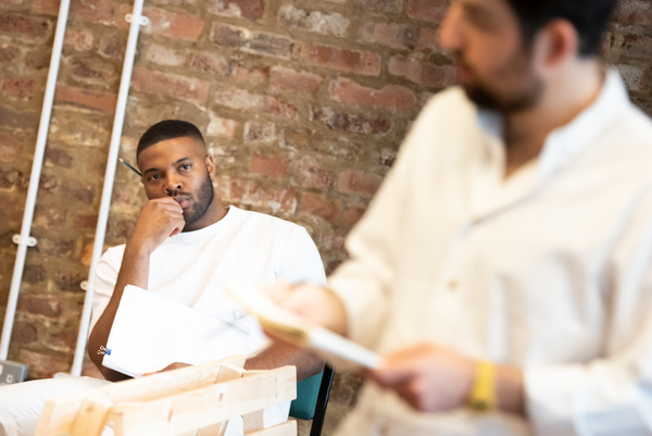 Photo Flash: Inside Rehearsal For THE PERMANENT WAY at The Vaults Image