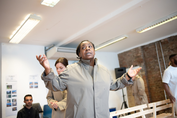 Photo Flash: Inside Rehearsal For THE PERMANENT WAY at The Vaults Image