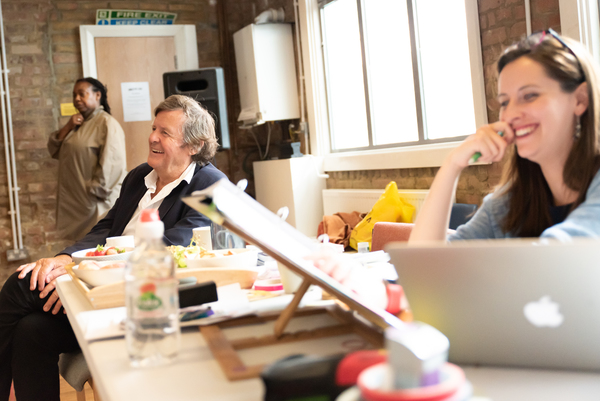 Photo Flash: Inside Rehearsal For THE PERMANENT WAY at The Vaults 