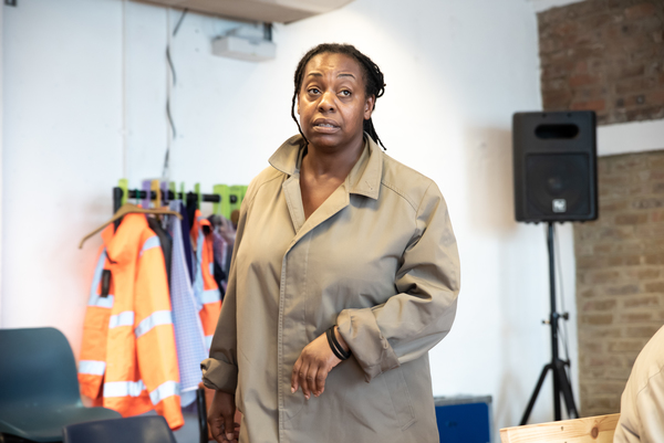 Photo Flash: Inside Rehearsal For THE PERMANENT WAY at The Vaults Image