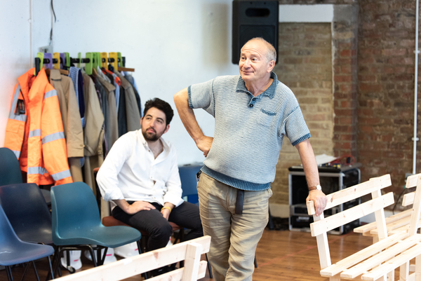 Photo Flash: Inside Rehearsal For THE PERMANENT WAY at The Vaults 