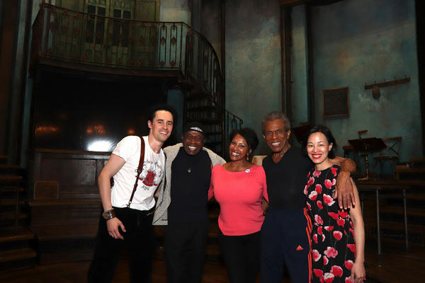 Reeve Carney, Ben Vereen, Debbie Siraj, Andre De Shields and Lia Chang. Photo by Cher Photo