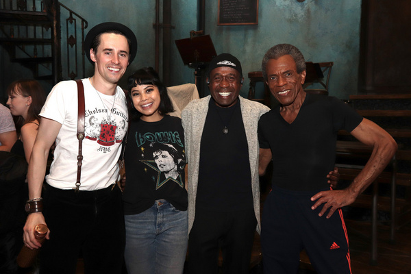 Reeve Carney, Eva Noblezada, Ben Vereen, Andre De Shields Photo