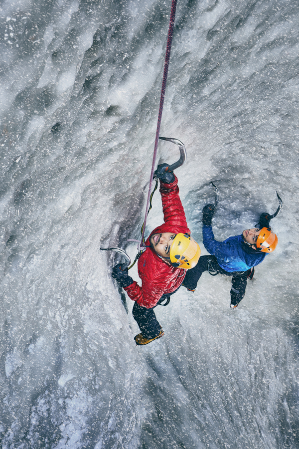 Photo Flash: Actors Prep for TOUCHING THE VOID Image