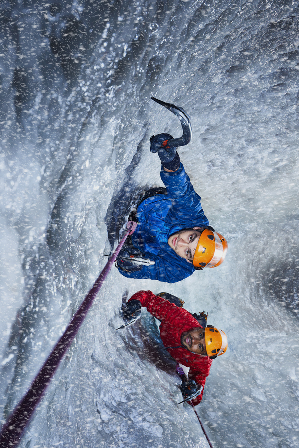 Photo Flash: Actors Prep for TOUCHING THE VOID Image