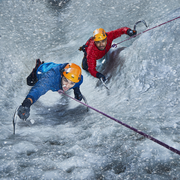 Photo Flash: Actors Prep for TOUCHING THE VOID Image