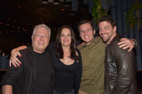 Alan Menken, Tammy Blanchard, Jonathan Groff and Christian Borle Photo