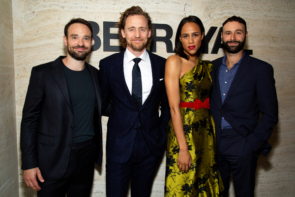 Charlie Cox, Tom Hiddleston, Zawe Ashton, Eddie Arnold Photo