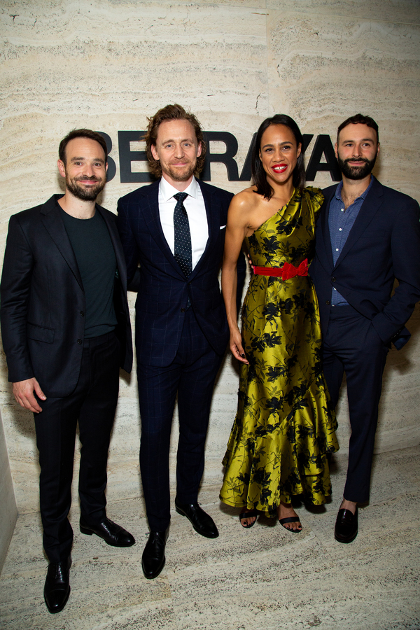 Charlie Cox, Tom Hiddleston, Zawe Ashton, Eddie Arnold Photo