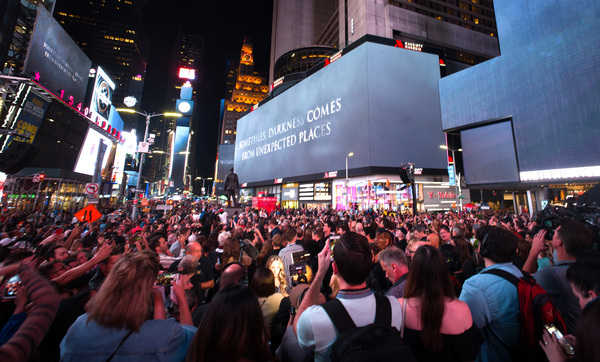 Photos/Video: HARRY POTTER AND THE CURSED CHILD Takes Over Times Square For All New Promo Image