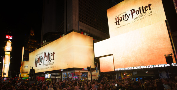 Photos/Video: HARRY POTTER AND THE CURSED CHILD Takes Over Times Square For All New Promo Image