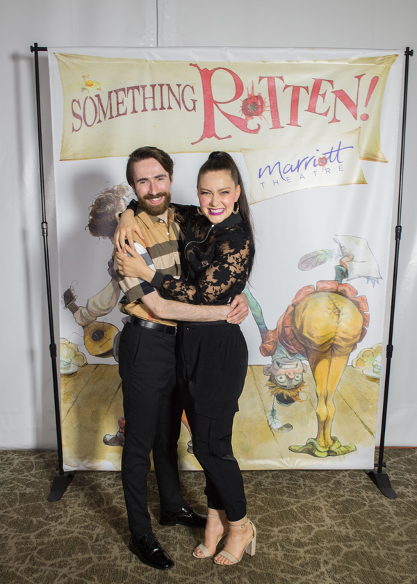 Photo Flash: Inside Opening Night of SOMETHING ROTTEN! at the Marriott Theatre Image