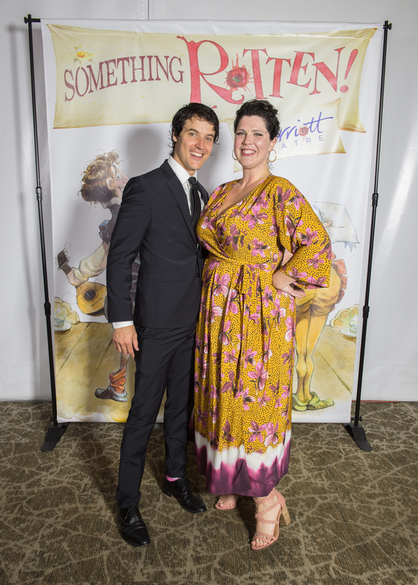 Photo Flash: Inside Opening Night of SOMETHING ROTTEN! at the Marriott Theatre Image