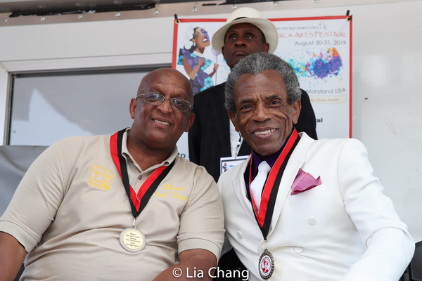 Baltimore Mayor Jack Young and Andre De Shields Photo