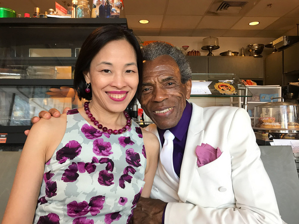 Lia Chang and Andre De Shields. Photo by Kevin Brown Photo