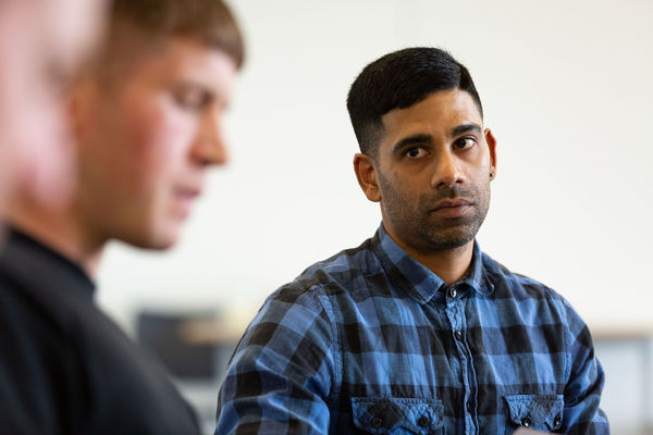 Photo Flash: Inside Rehearsal For UNDER THREE MOONS at The Lowry, Salford 