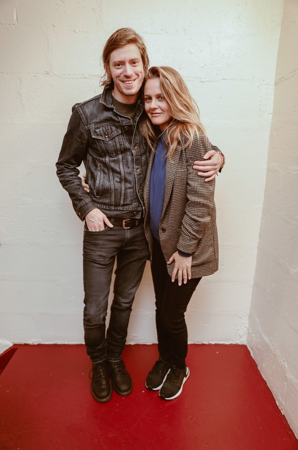 Patrick Vaill with Alicia Silverstone Photo