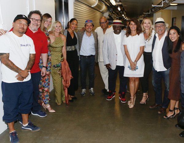 Chef Roy Choi, Jon Favreau, Hutchi Hancock, Laura Bell Bundy, Gina Torres, writer/per Photo