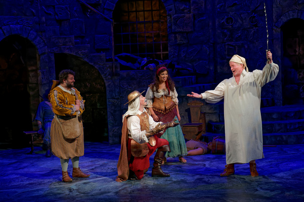 MAN OF LA MANCHA: Steve Isom, Patrick John Moran, James Patterson, Amanda Robles Photo