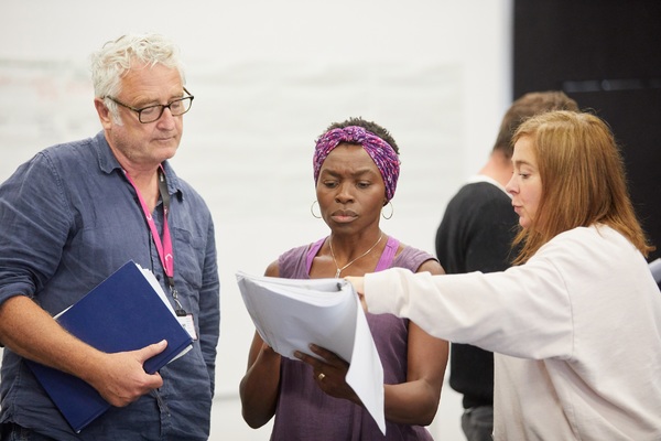 Ed Thomas, Rakie Ayola and Vicky Featherstone Photo