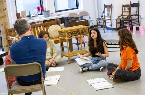 Photo Flash: In Rehearsal with Marissa Tomei and the Cast of THE ROSE TATTOO Image