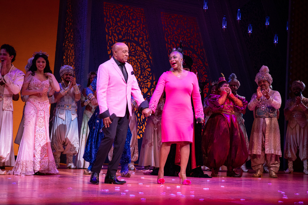 Photo Flash: Original ALADDIN Performers Reunite On Stage Image