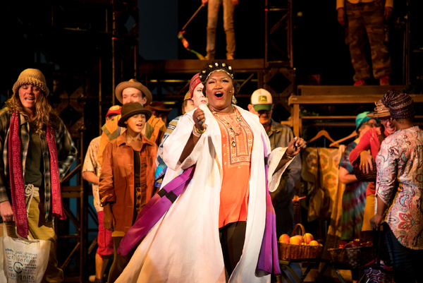 Shaunyce Omar and the cast of Public Works' AS YOU LIKE IT at the Seattle Rep.
Photo  Photo