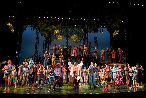 The cast of Public Works' AS YOU LIKE IT at the Seattle Rep.
Photo credit: Bronwen Ho Photo