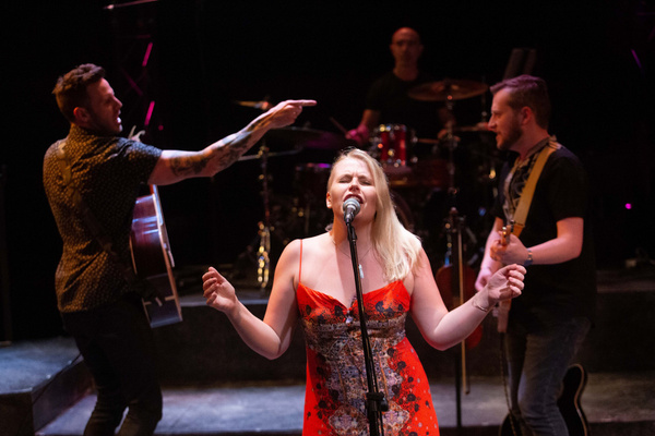 Harley Jay, Emiliano Almeida (on drums), Charlotte Morris (center) and Beau Moore  Photo