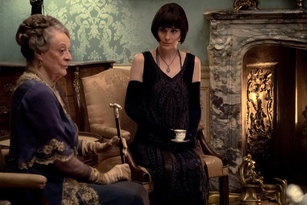 Dame Maggie Smith as Violet Crawley, The Dowager Countess of Grantham; Michelle Docke Photo