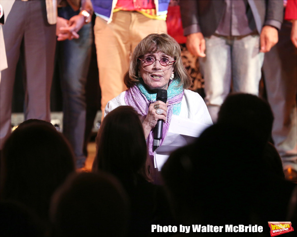 Phyllis Newman during the Curtain Call for the One Night Only 10th Anniversary Concer Photo