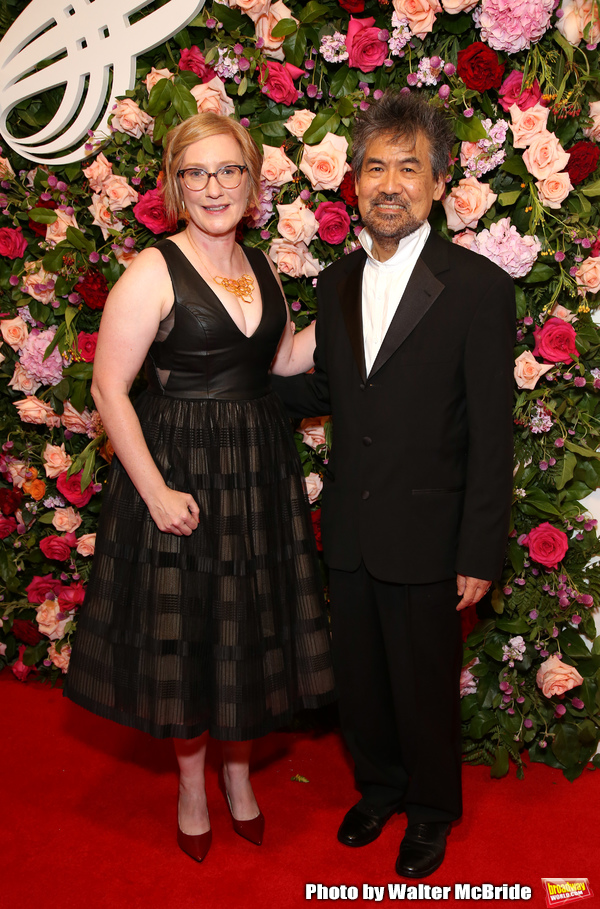 Heather Hitchens and David Henry Hwang Photo