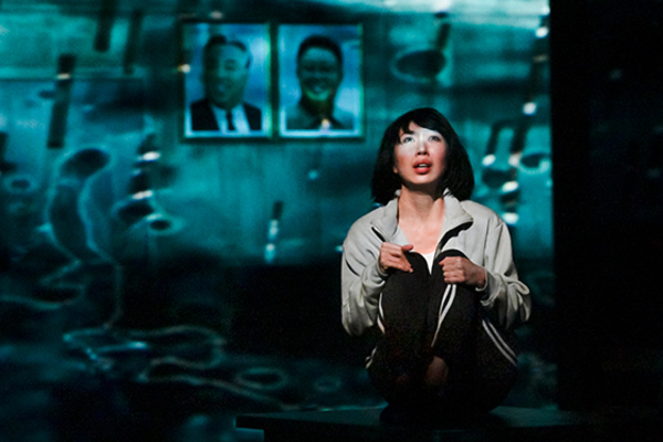 Jo Mei (Hanako) in the American premiere of The Great Wave at Berkeley Rep, directed  Photo