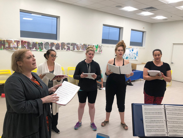 Photo Flash: Rehearsals Underway For Cowardly Scarecrow's CABARET Opening In October Image
