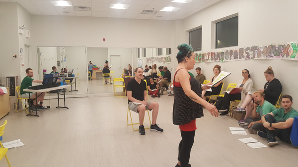 Photo Flash: Rehearsals Underway For Cowardly Scarecrow's CABARET Opening In October 