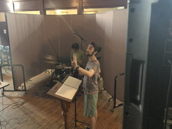 Photo Flash: Inside The Recording Studio With The GOOD MORNING NEW YORK Band Image