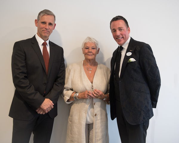 Chris Symons, Dame Judi Dench, Neil Chandler Photo