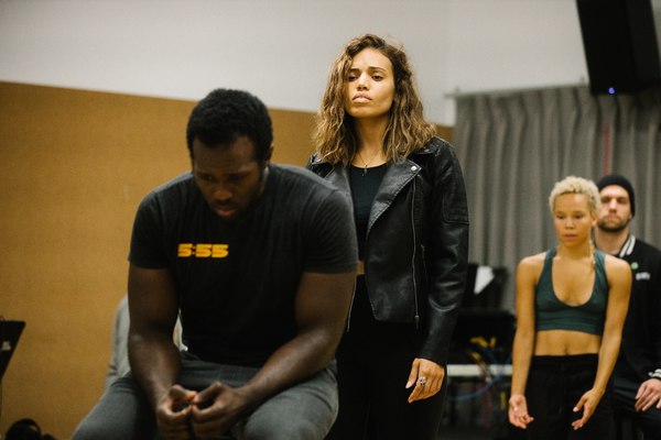 Photo Flash: In Rehearsal with THE WRONG MAN, Previews Begin Tonight Image